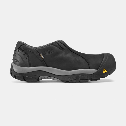 Chaussures Keen Soldes | Slip On Keen Brixen Waterproof Basse Homme Noir (FRW962304)